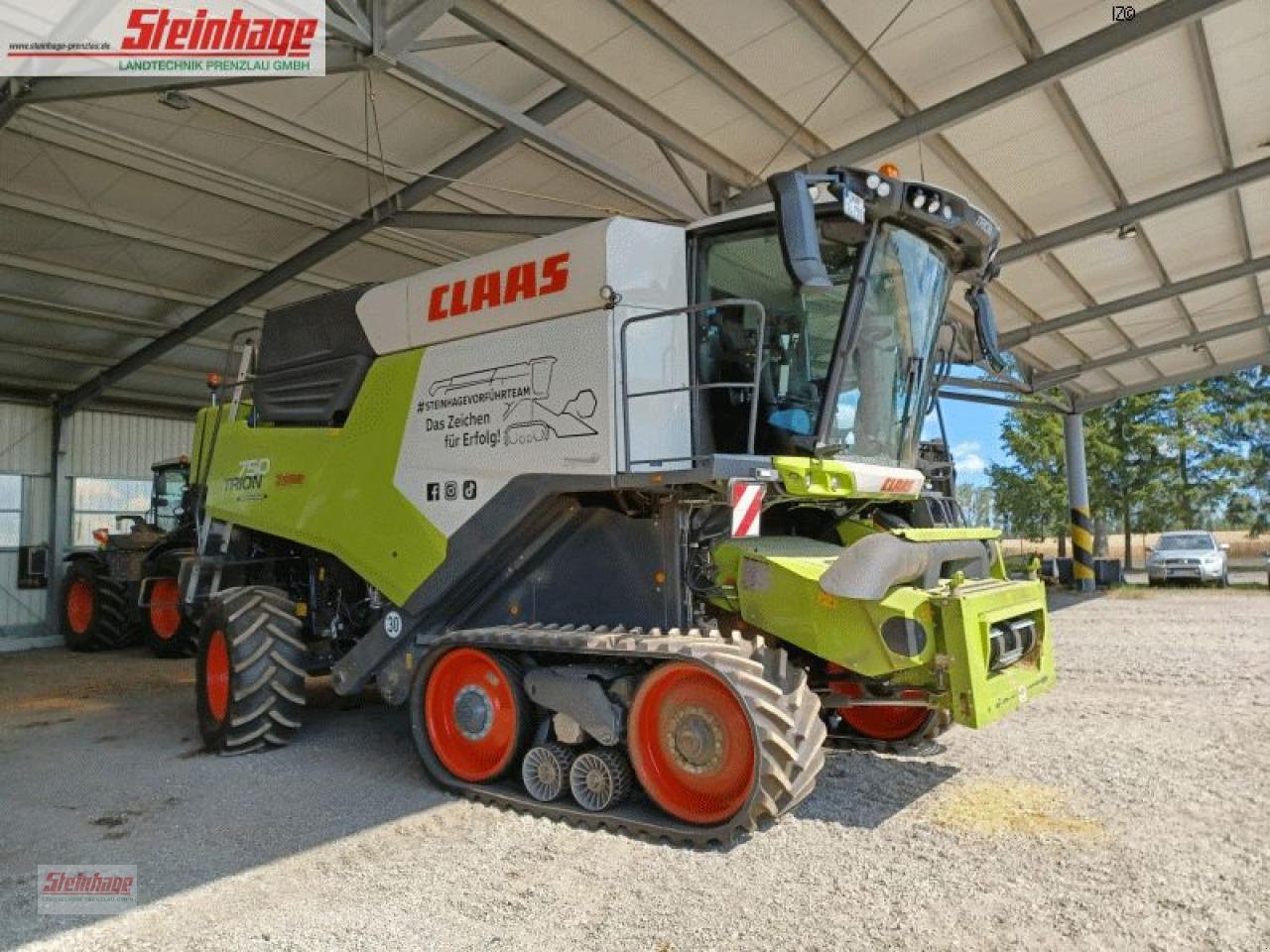 Mähdrescher tip CLAAS Trion 750 TT, Gebrauchtmaschine in Rollwitz (Poză 2)