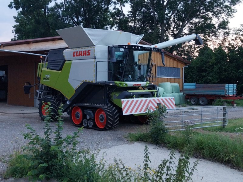 Mähdrescher van het type CLAAS TRION 750, Gebrauchtmaschine in Günzburg  (Foto 1)