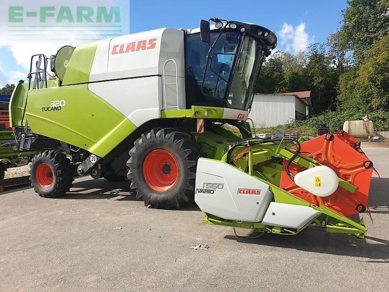 Mähdrescher του τύπου CLAAS tucano 320 +vario 560, Gebrauchtmaschine σε NEUENDORF AM SPECK (Φωτογραφία 1)