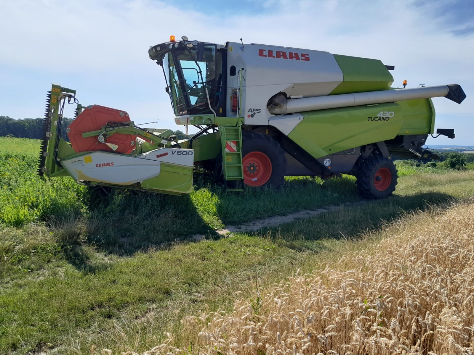 Mähdrescher typu CLAAS Tucano 430 APS, Gebrauchtmaschine v Bruchsal (Obrázek 3)