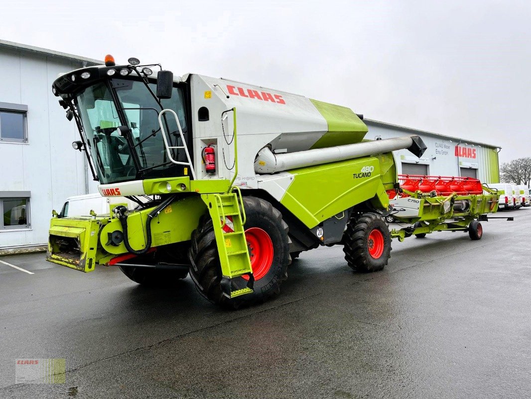 Mähdrescher van het type CLAAS Tucano 480 Allrad, SW C 750, Quanti, nur 1.109 h !, Gebrauchtmaschine in Molbergen (Foto 1)