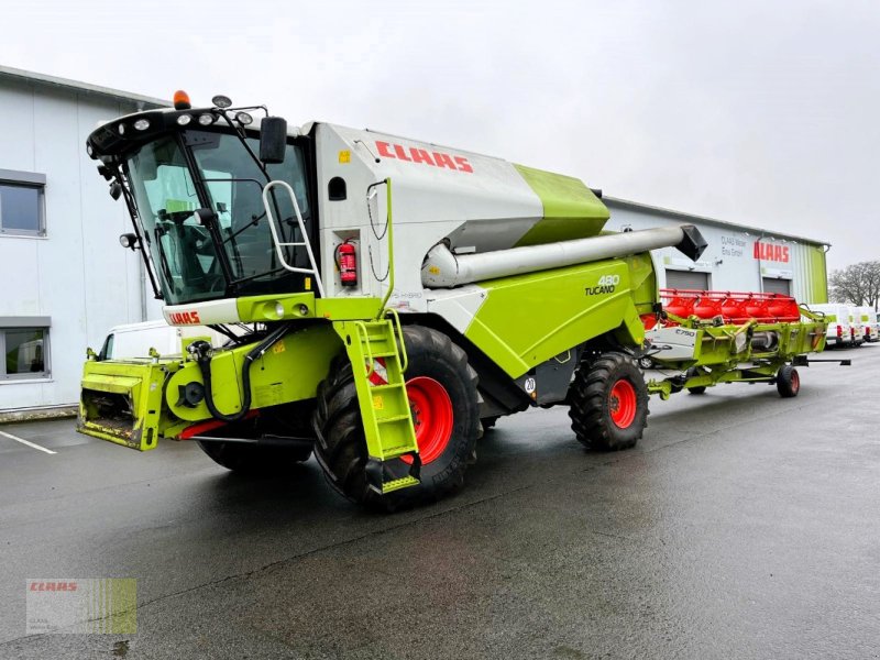 Mähdrescher van het type CLAAS Tucano 480 Allrad, SW C 750, Quanti, nur 1.109 h !, Gebrauchtmaschine in Molbergen