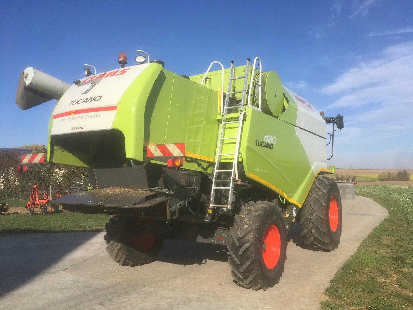 Mähdrescher typu CLAAS Tucano 480, Gebrauchtmaschine v Bütthard (Obrázok 4)