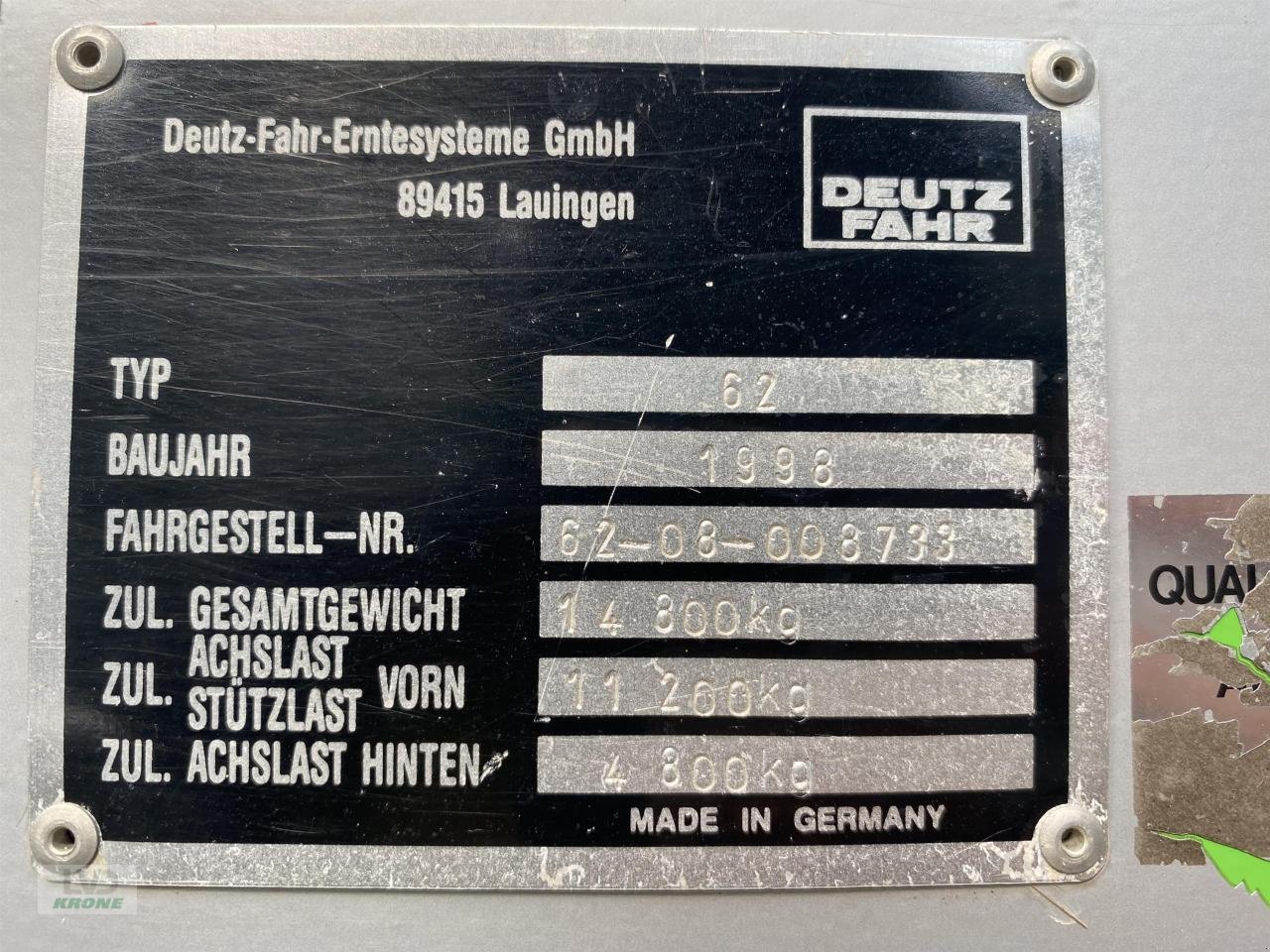 Mähdrescher tipa Deutz-Fahr 4090 HTS, Gebrauchtmaschine u Spelle (Slika 13)