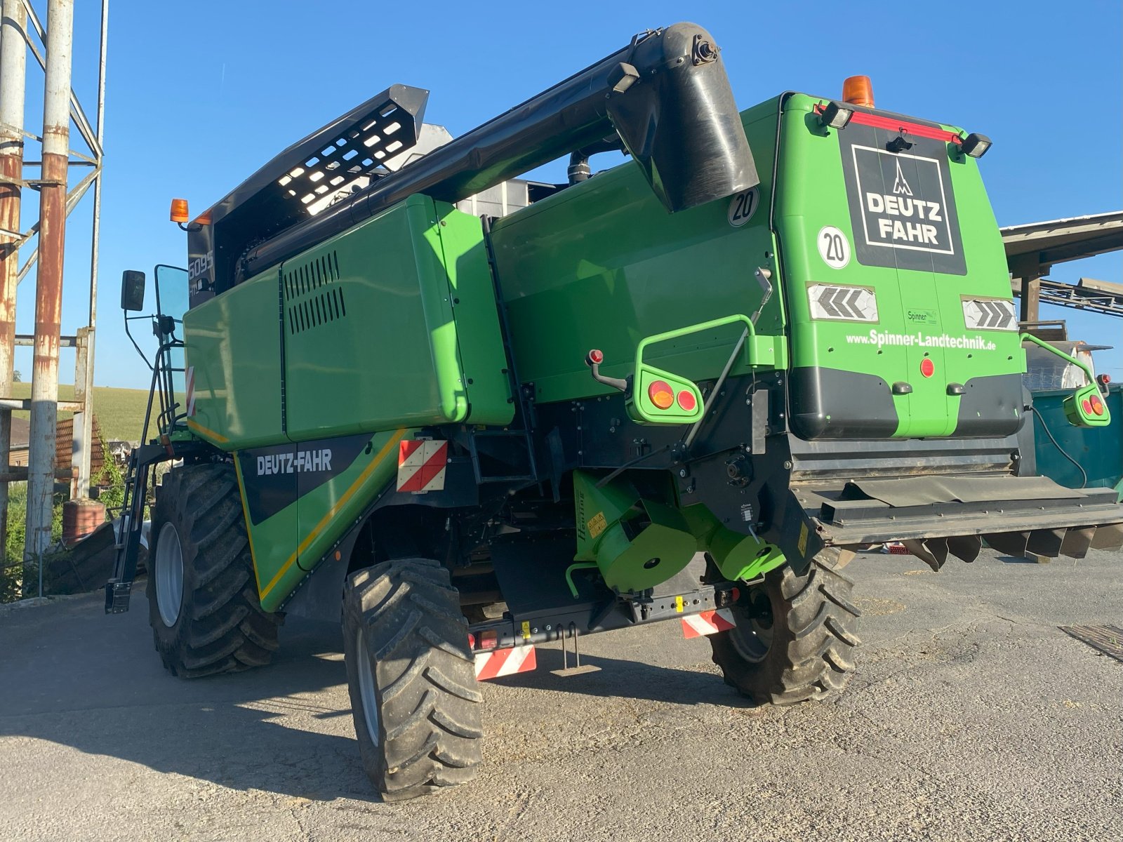 Mähdrescher Türe ait Deutz-Fahr 6065 HTS Balance, Gebrauchtmaschine içinde Großrinderfeld (resim 8)