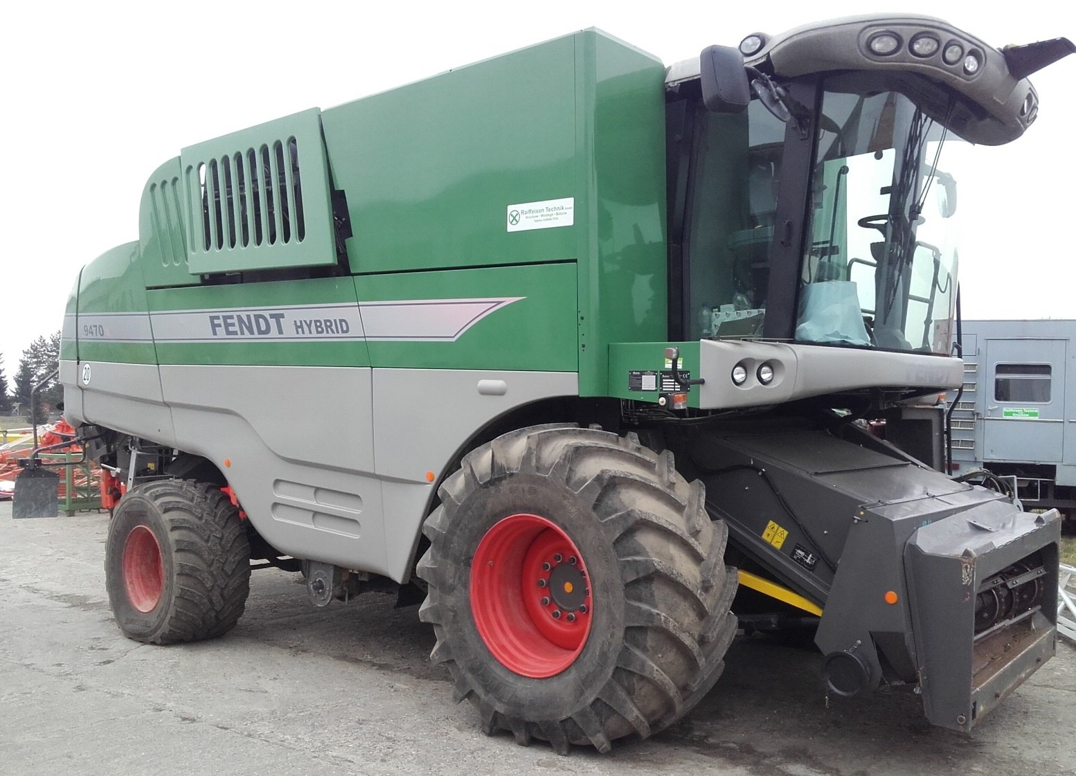 Mähdrescher Türe ait Fendt 9470X, Gebrauchtmaschine içinde Holle- Grasdorf (resim 2)