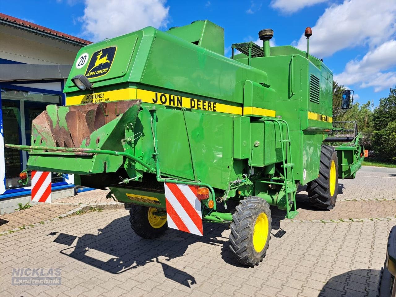 Mähdrescher Türe ait John Deere 1157 Kabine mit Klima, Gebrauchtmaschine içinde Schirradorf (resim 3)