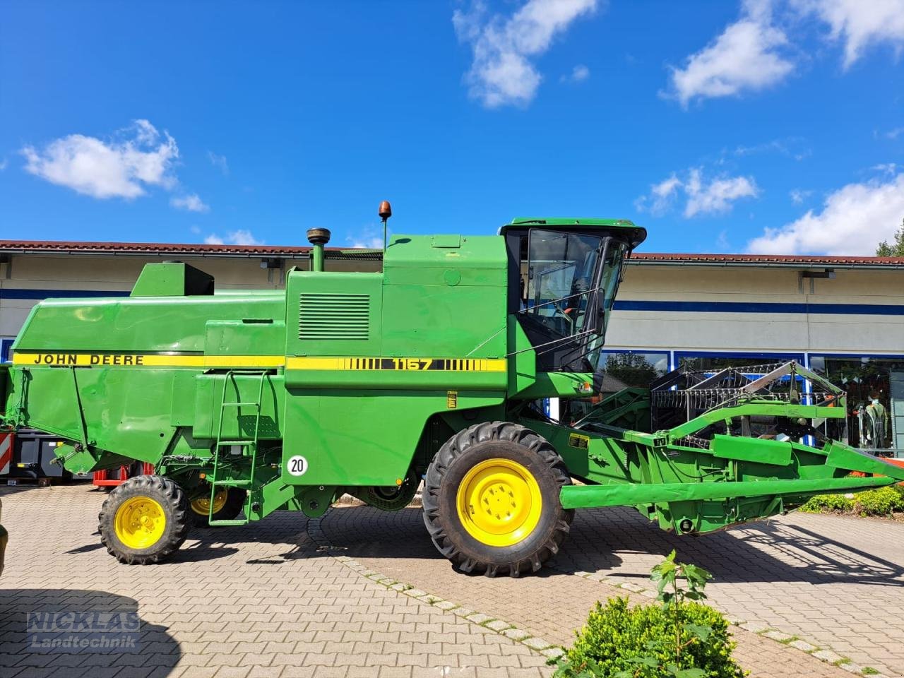 Mähdrescher Türe ait John Deere 1157 Kabine mit Klima, Gebrauchtmaschine içinde Schirradorf (resim 4)