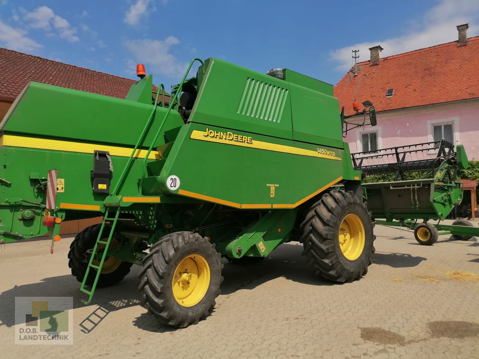 Mähdrescher Türe ait John Deere 1450 WTS, Gebrauchtmaschine içinde Regensburg (resim 3)