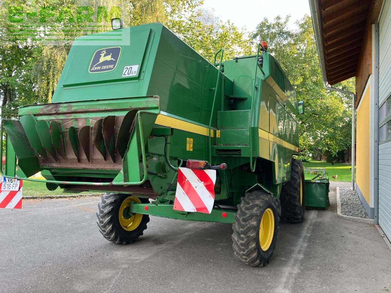 Mähdrescher des Typs John Deere 2254, Gebrauchtmaschine in REDLHAM (Bild 3)