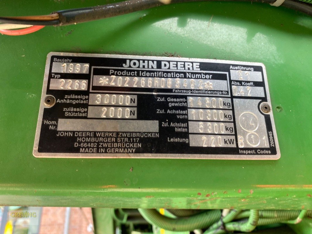 Mähdrescher del tipo John Deere 2266, Gebrauchtmaschine en Ahaus (Imagen 11)