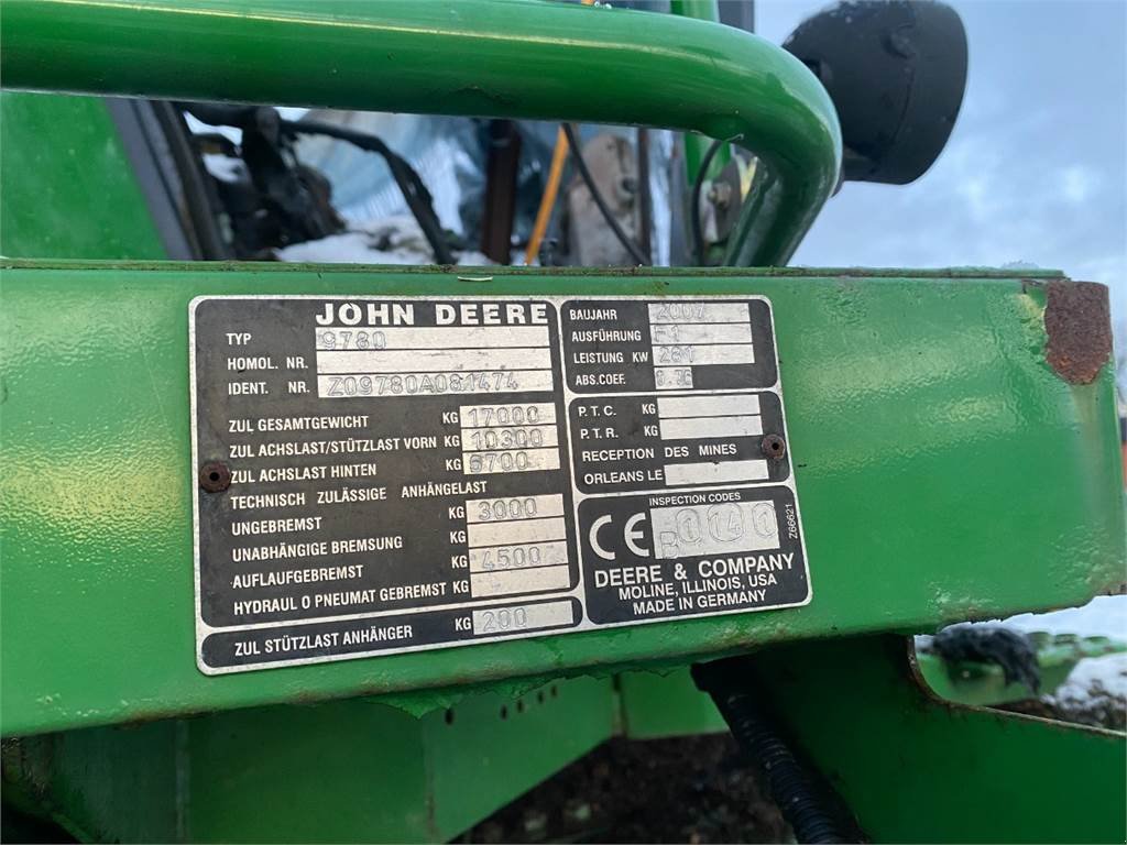 Mähdrescher του τύπου John Deere 9780, Gebrauchtmaschine σε Hemmet (Φωτογραφία 4)