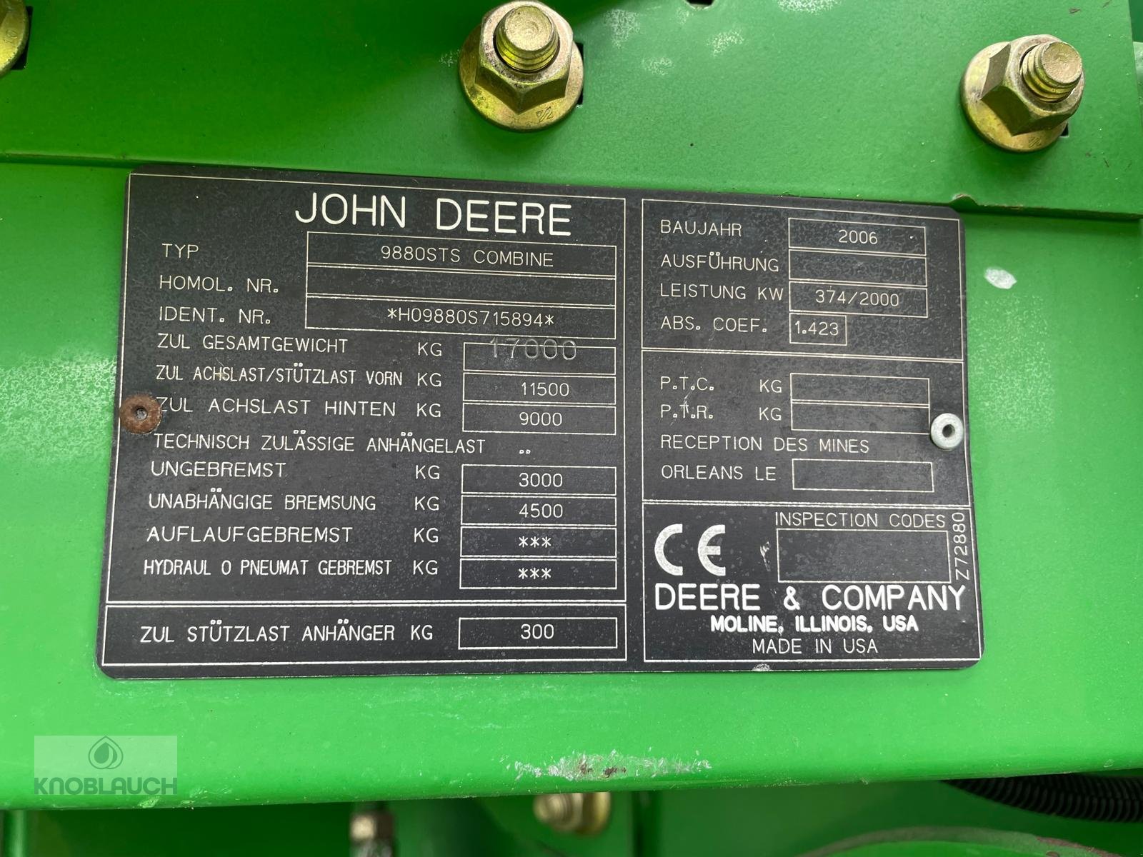 Mähdrescher typu John Deere 9880i STS, Gebrauchtmaschine v Ringsheim (Obrázek 31)