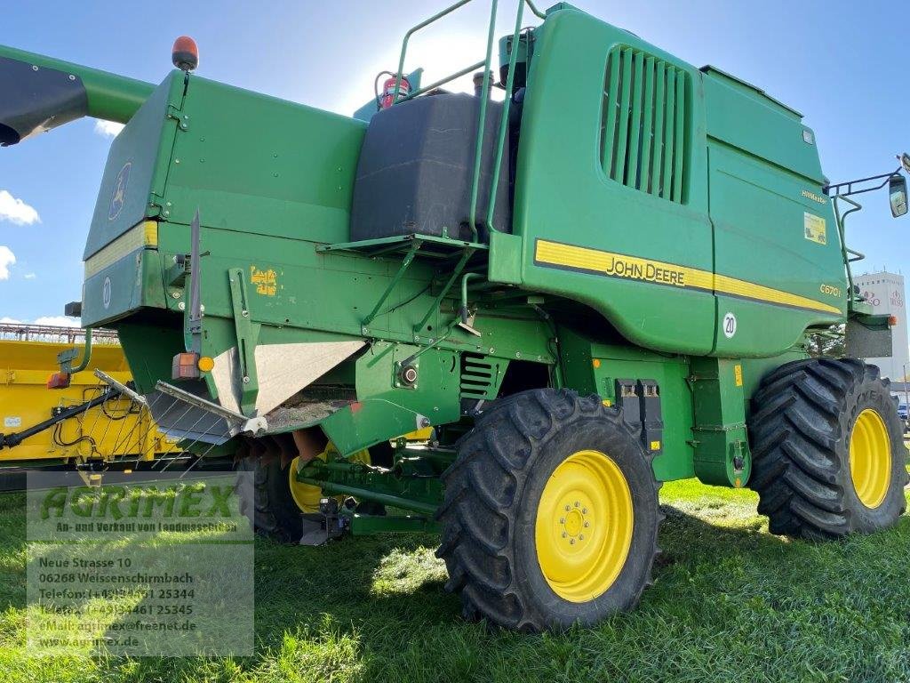 Mähdrescher typu John Deere C 670 i Hillmaster, Gebrauchtmaschine v Weißenschirmbach (Obrázek 3)