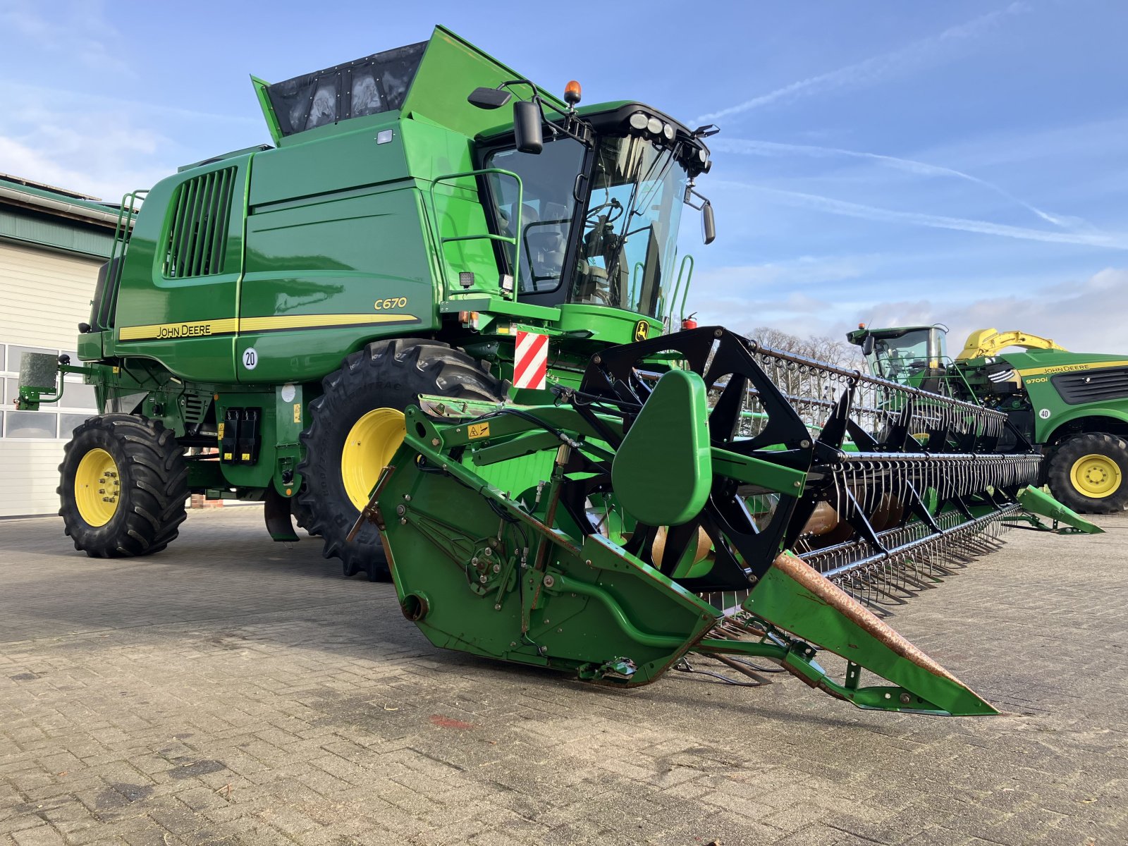 Mähdrescher tipa John Deere C 670, Gebrauchtmaschine u Heiden (Slika 2)