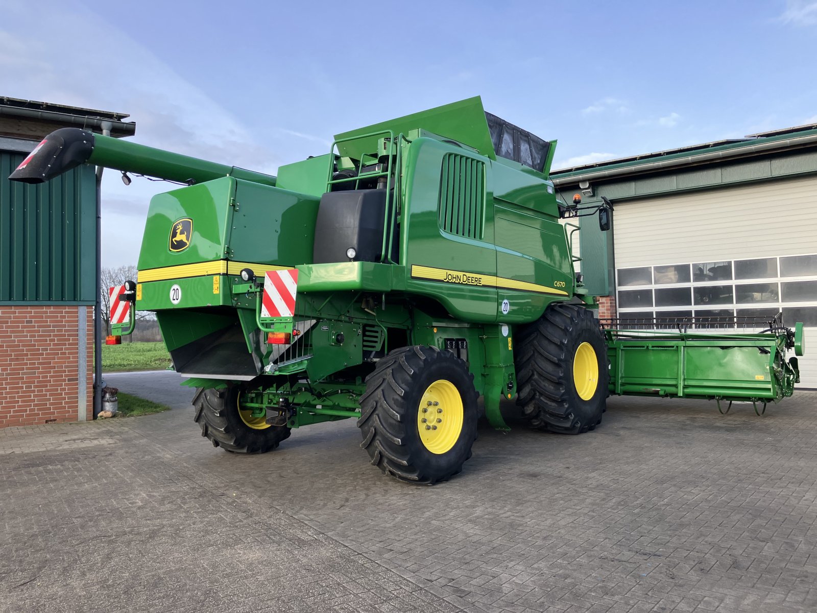 Mähdrescher tipa John Deere C 670, Gebrauchtmaschine u Heiden (Slika 3)