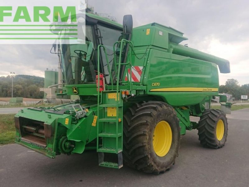 Mähdrescher tip John Deere c670 + geringhoff vs610, Gebrauchtmaschine in ILZ (Poză 1)