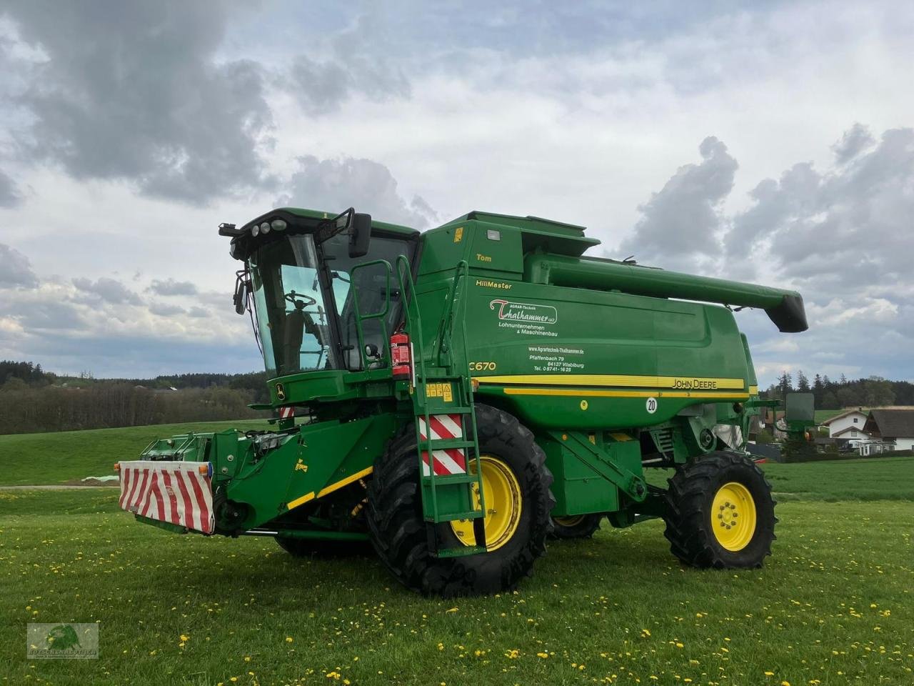 Mähdrescher van het type John Deere C670HM, Gebrauchtmaschine in Triebes (Foto 1)