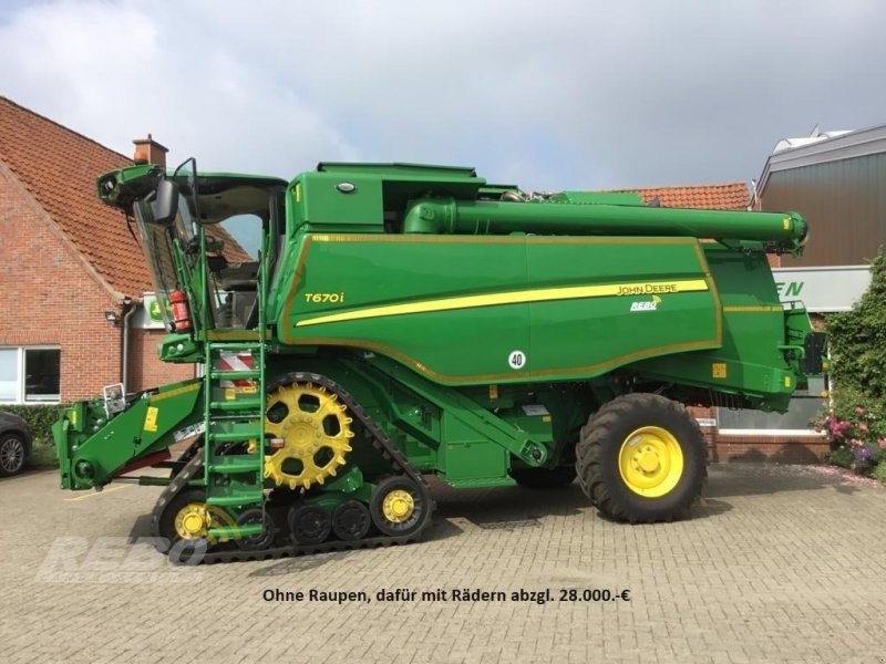 Mähdrescher des Typs John Deere MÄHDRESCHER T670 LL, Gebrauchtmaschine in Visbek/Rechterfeld (Bild 1)