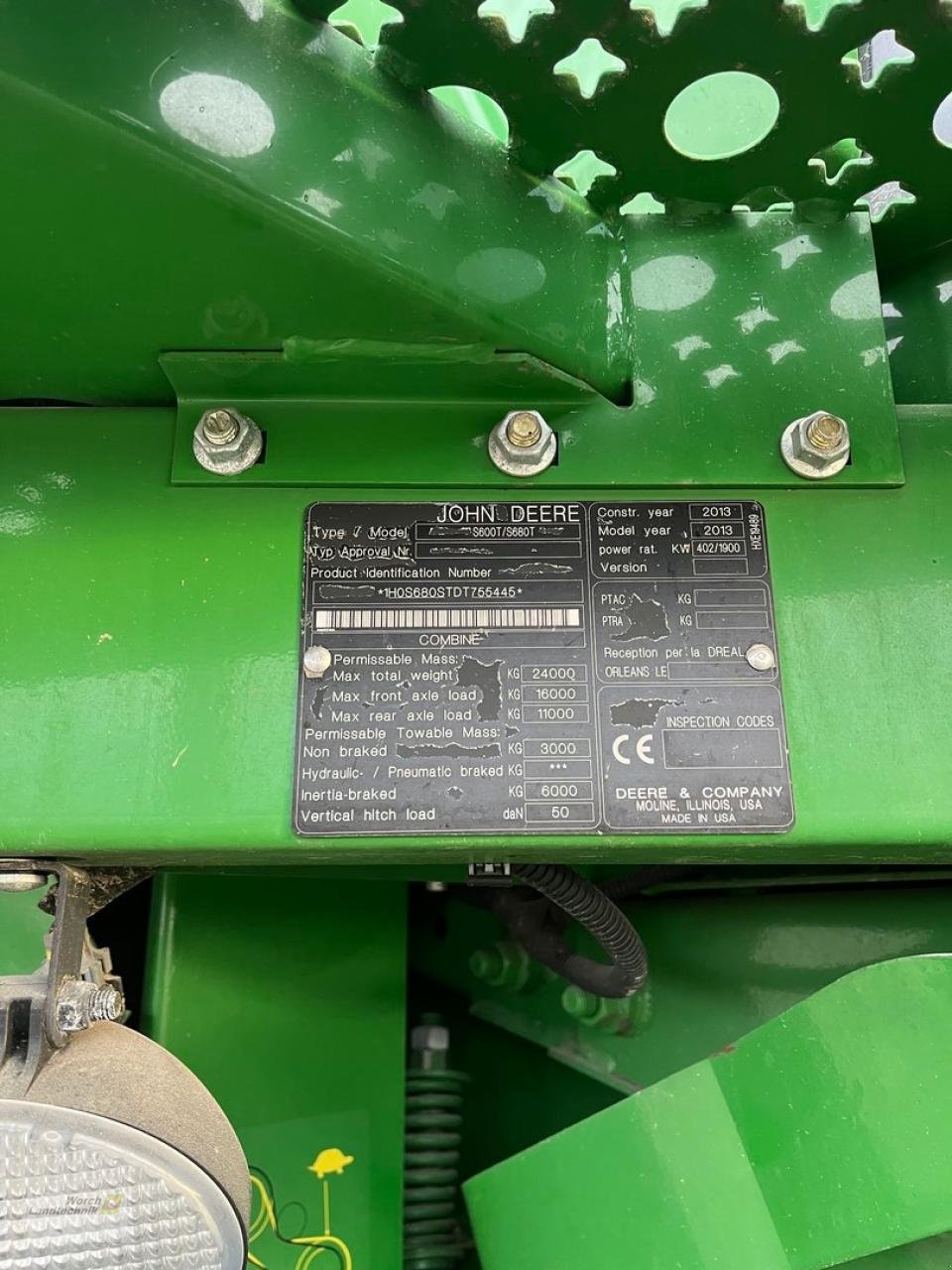 Mähdrescher del tipo John Deere S 680i Track, Gebrauchtmaschine In Schora (Immagine 12)