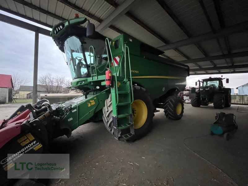 Mähdrescher des Typs John Deere S670i, Gebrauchtmaschine in Großpetersdorf