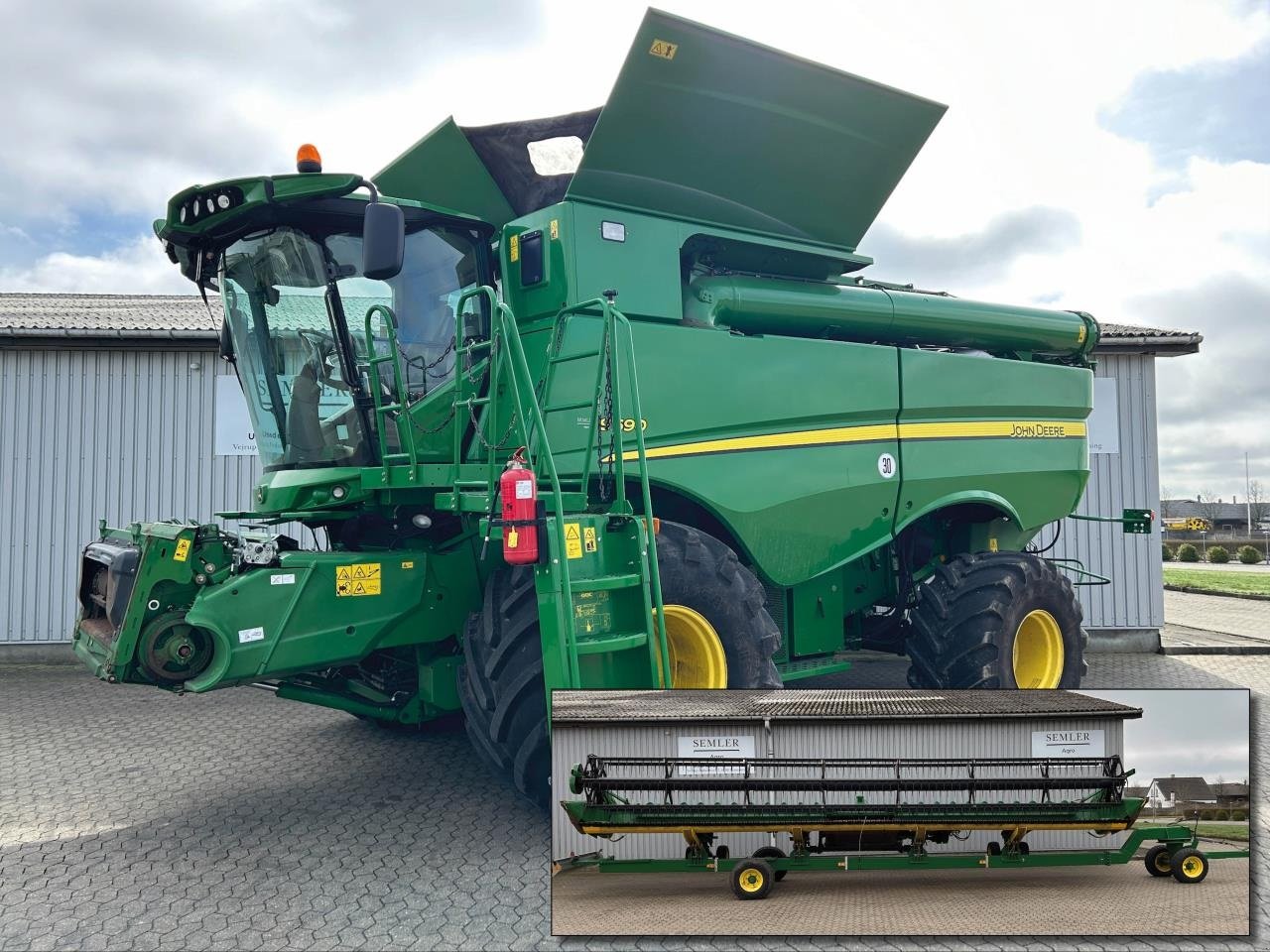 Mähdrescher del tipo John Deere S690, Gebrauchtmaschine en Bramming (Imagen 1)