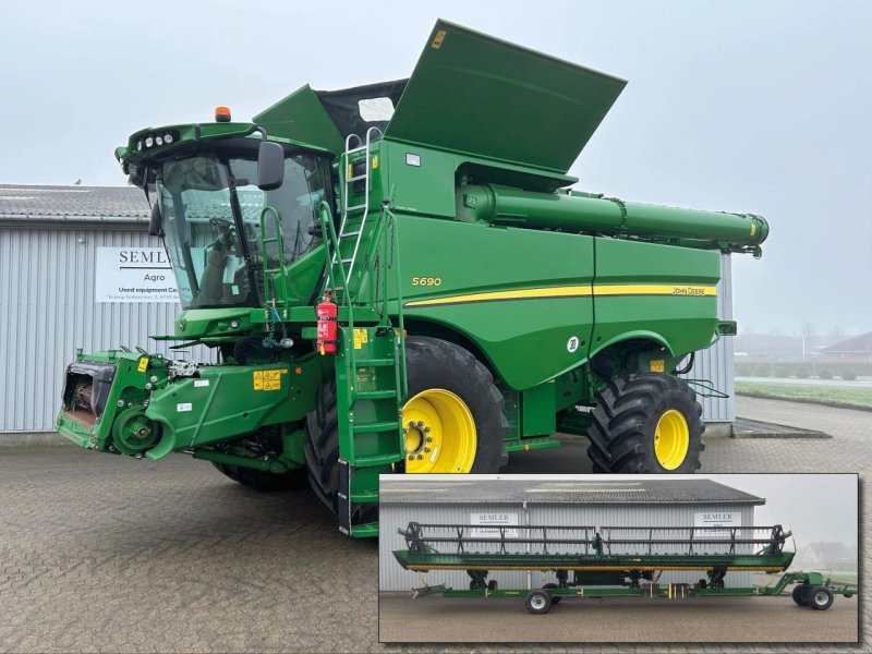 Mähdrescher typu John Deere S690, Gebrauchtmaschine v Bramming (Obrázok 1)