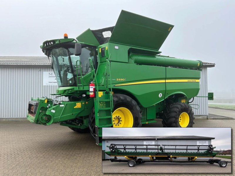 Mähdrescher del tipo John Deere S690, Gebrauchtmaschine en Bramming (Imagen 1)