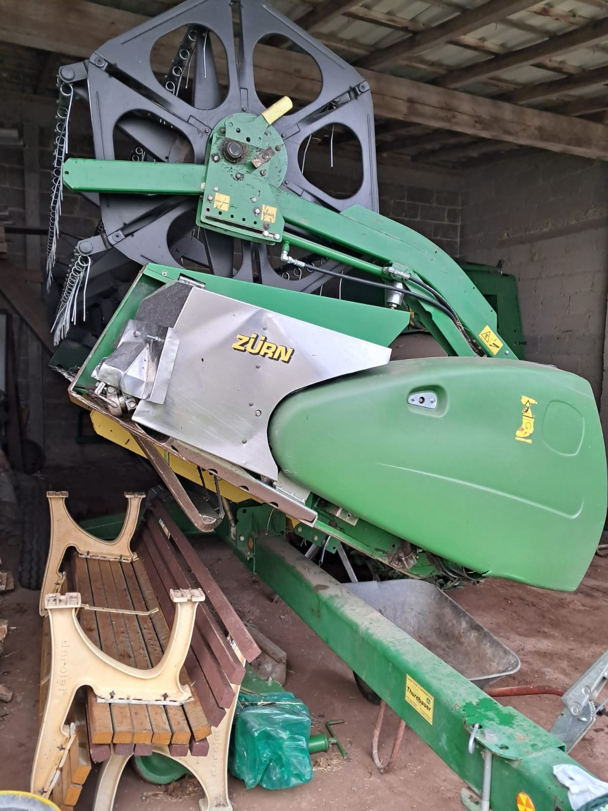 Mähdrescher of the type John Deere T 550 HM, Gebrauchtmaschine in Bad Sobernheim (Picture 11)