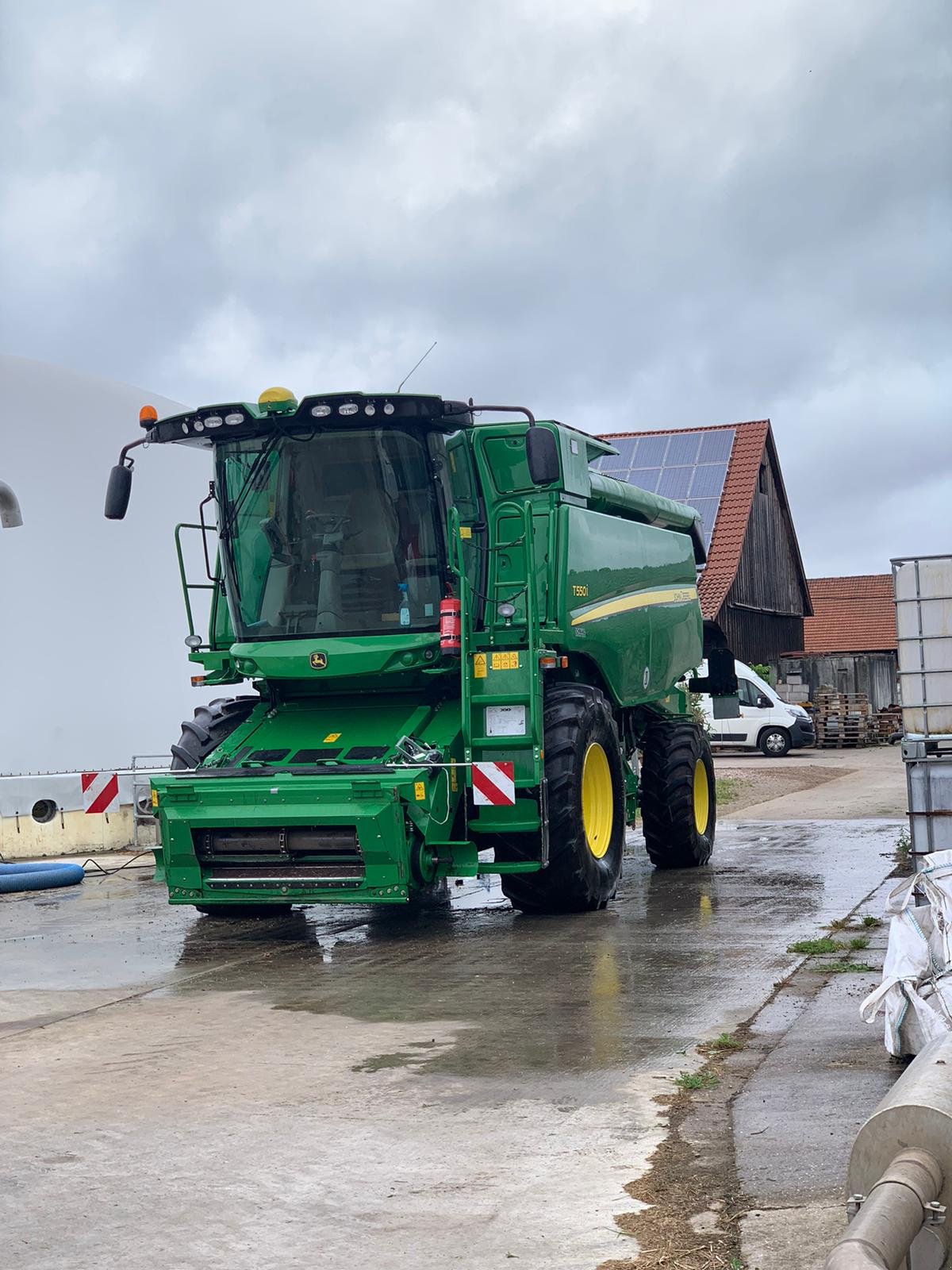 Mähdrescher Türe ait John Deere T 550i, Gebrauchtmaschine içinde Heidelberg (resim 1)