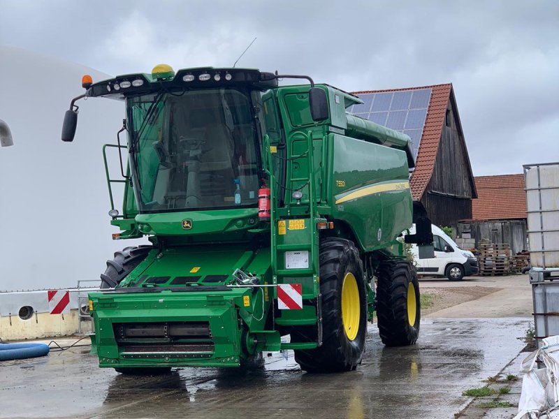 Mähdrescher van het type John Deere T 550i, Gebrauchtmaschine in Heidelberg (Foto 1)