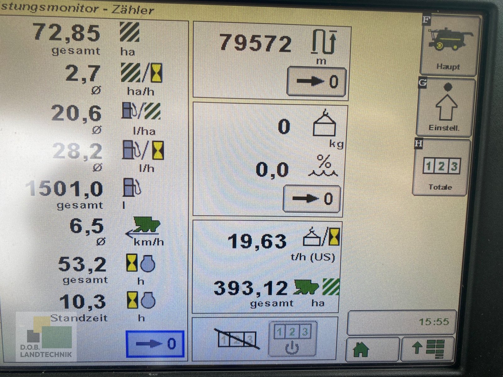 Mähdrescher typu John Deere T 560 i, Gebrauchtmaschine v Lauterhofen (Obrázek 13)