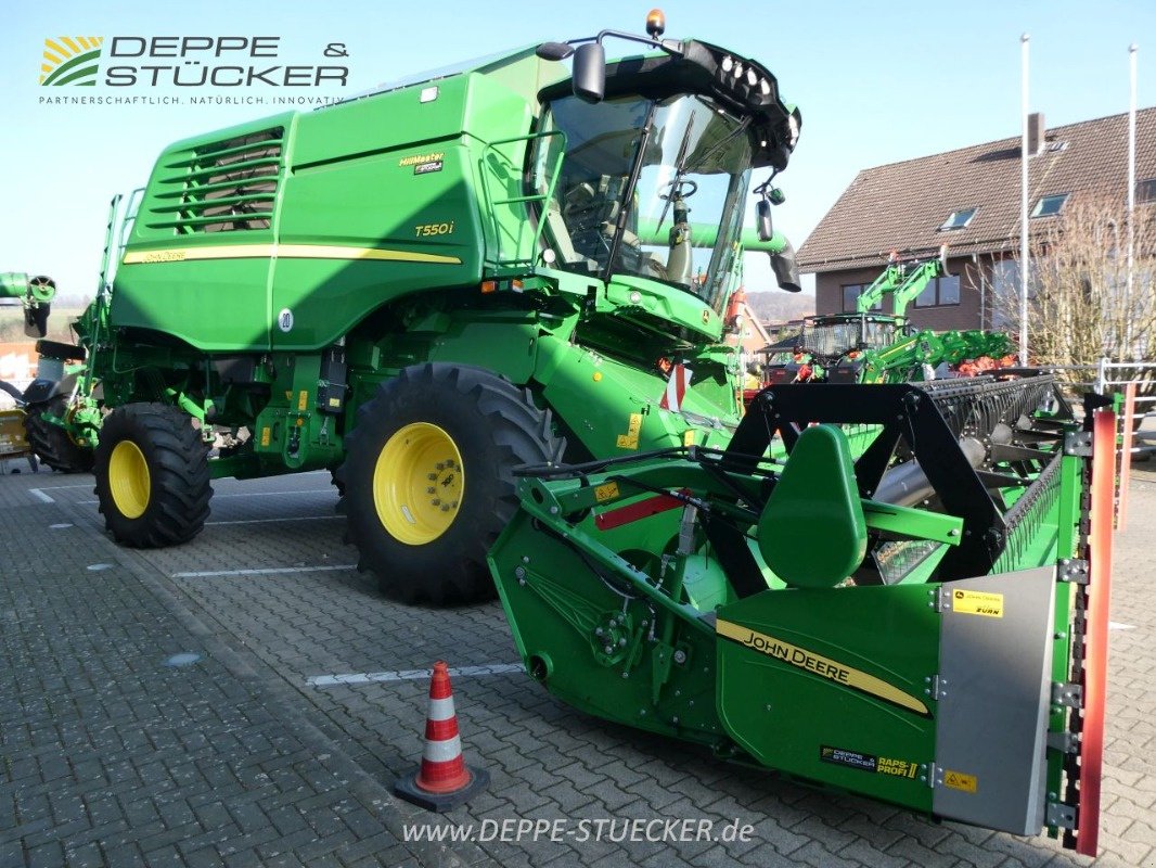 Mähdrescher des Typs John Deere T550 HM, Gebrauchtmaschine in Lauterberg/Barbis (Bild 20)