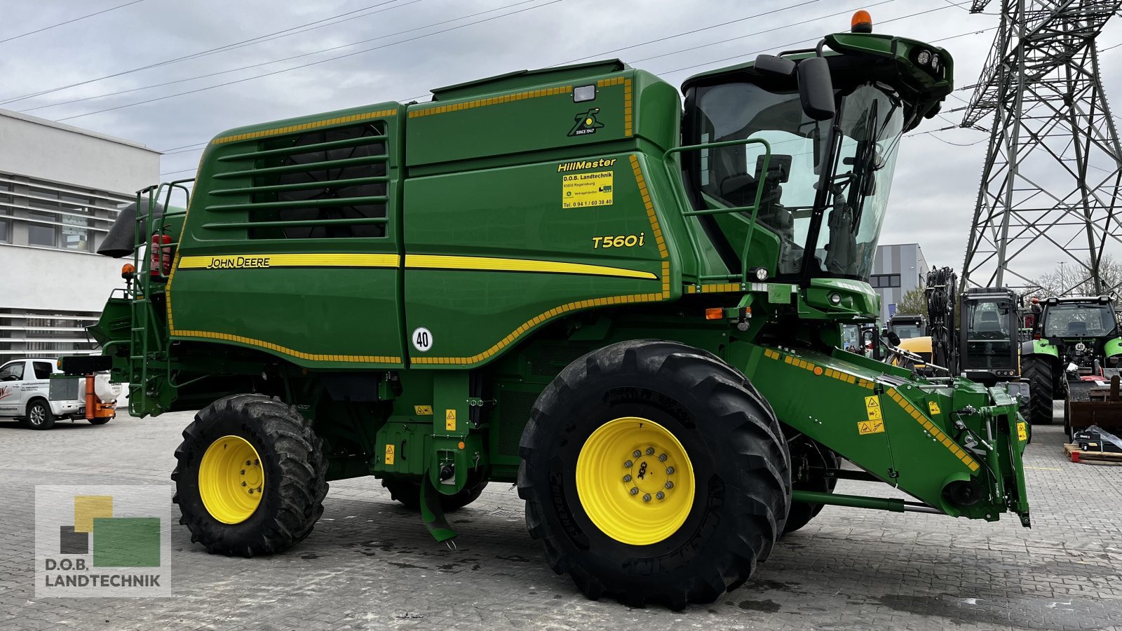 Mähdrescher Türe ait John Deere T560 I HM, Gebrauchtmaschine içinde Langweid am Lech (resim 7)