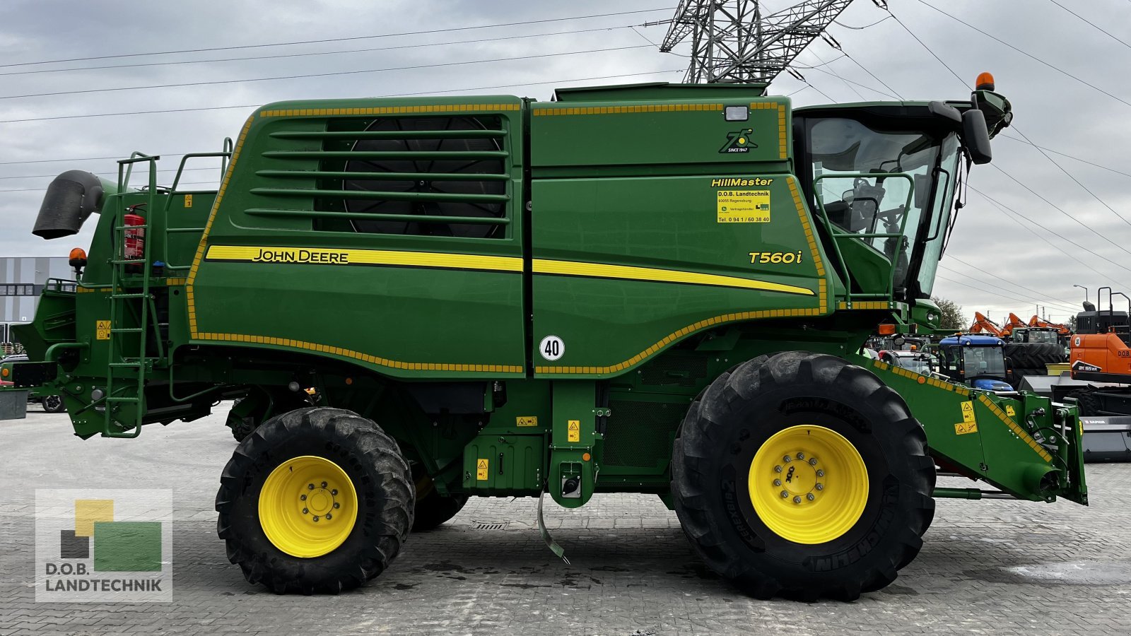 Mähdrescher del tipo John Deere T560 I HM, Gebrauchtmaschine en Langweid am Lech (Imagen 5)