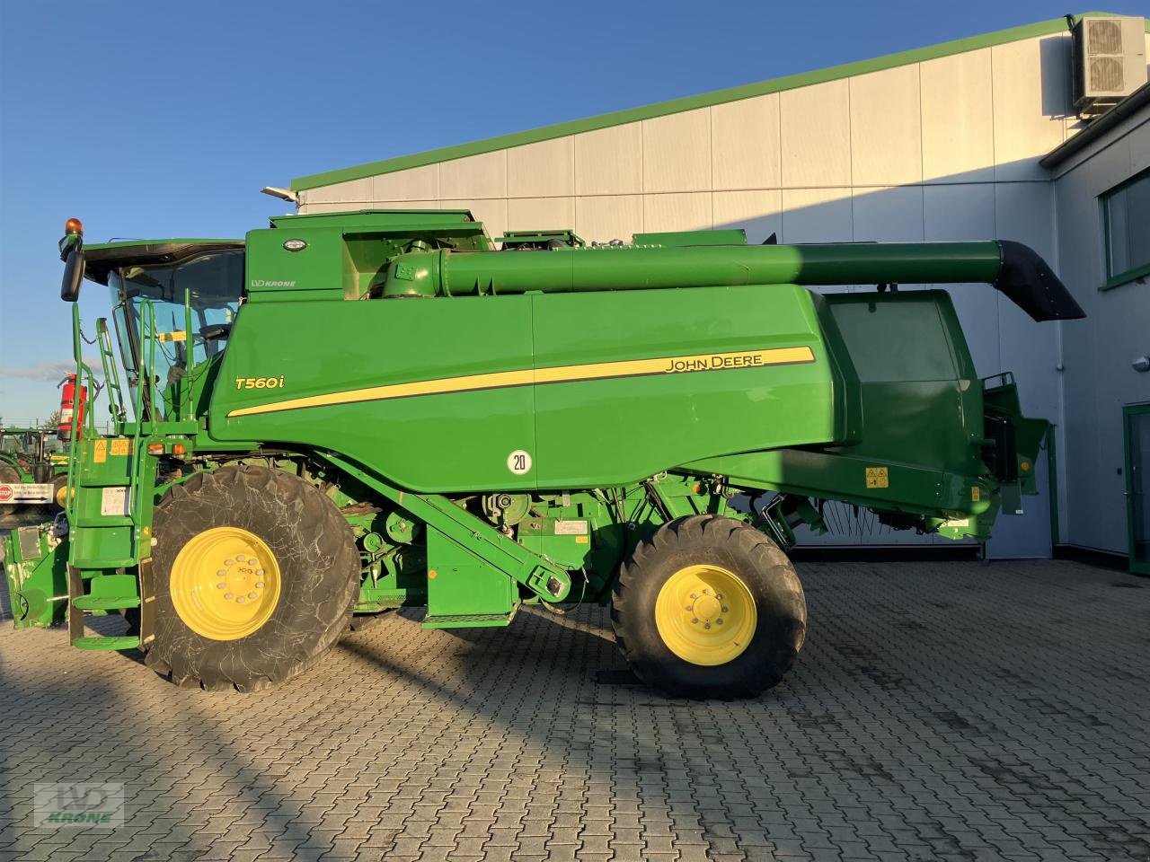 Mähdrescher Türe ait John Deere T560, Gebrauchtmaschine içinde Zorbau (resim 12)