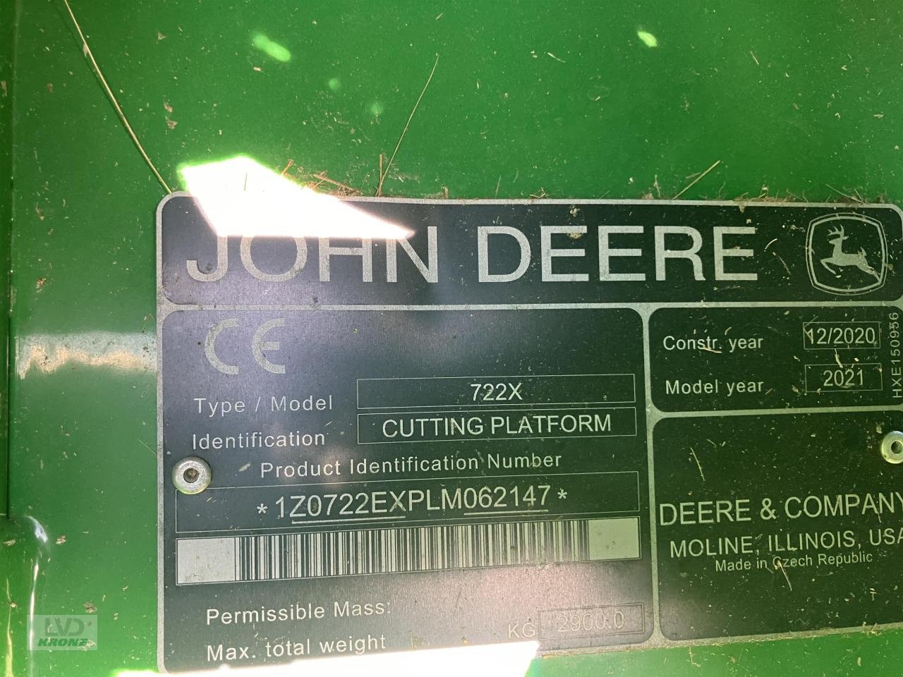 Mähdrescher Türe ait John Deere T560, Gebrauchtmaschine içinde Zorbau (resim 19)