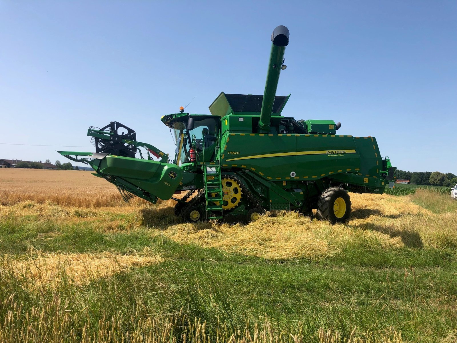 Mähdrescher del tipo John Deere T560, Gebrauchtmaschine en Soyen (Imagen 5)