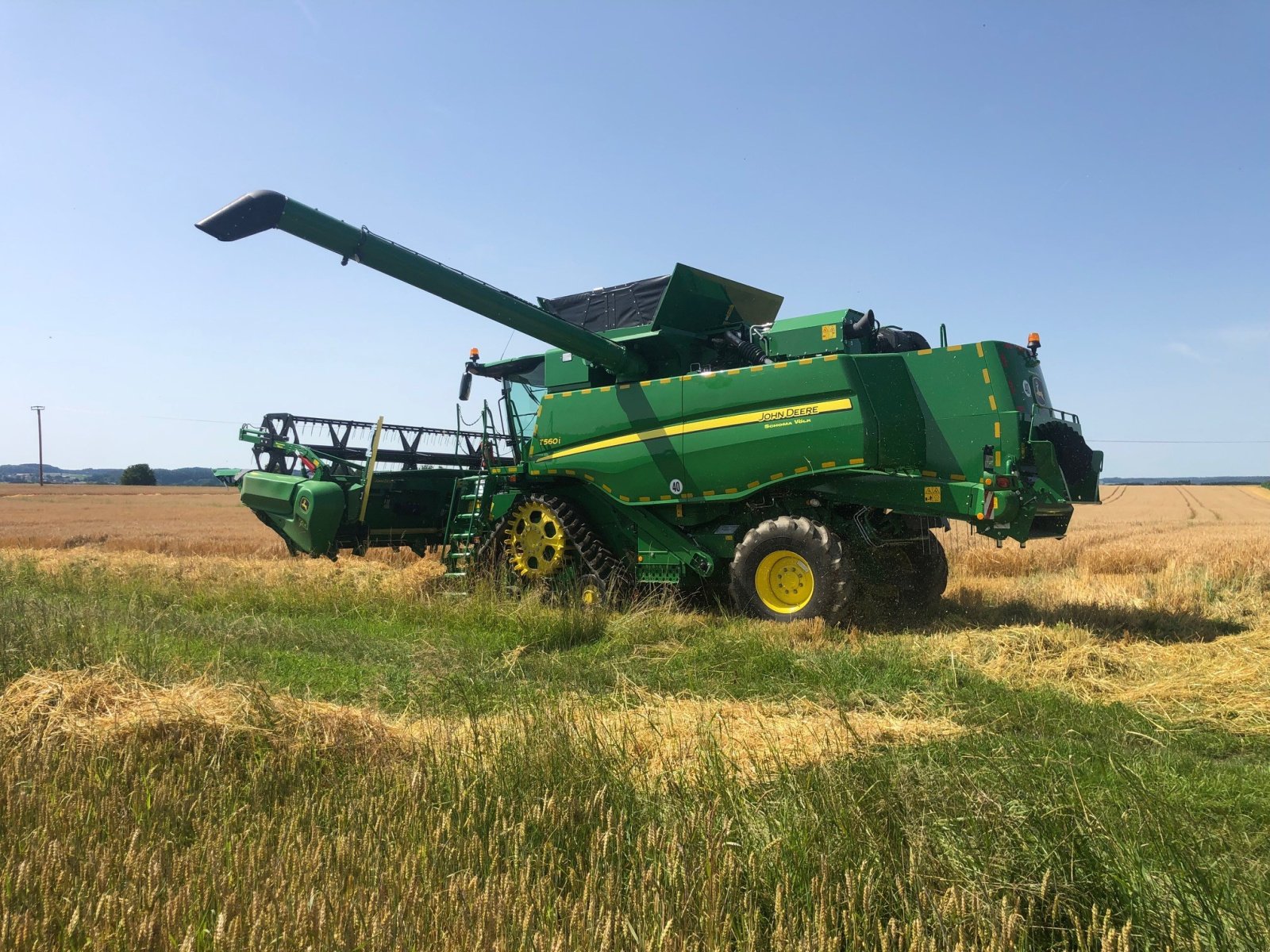 Mähdrescher типа John Deere T560, Gebrauchtmaschine в Soyen (Фотография 7)