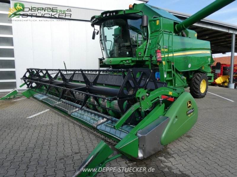 Mähdrescher typu John Deere T660 LL + 625 PremiumFlow + SWW, Gebrauchtmaschine v Lauterberg/Barbis (Obrázek 1)