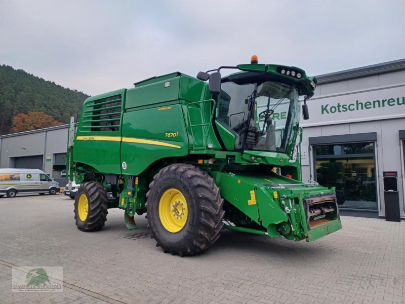 Mähdrescher van het type John Deere T670 HM, Gebrauchtmaschine in Teichröda (Foto 1)