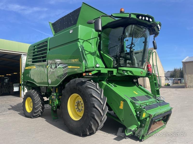 Mähdrescher del tipo John Deere T670 i, Gebrauchtmaschine In Sülzetal OT Altenweddingen (Immagine 1)