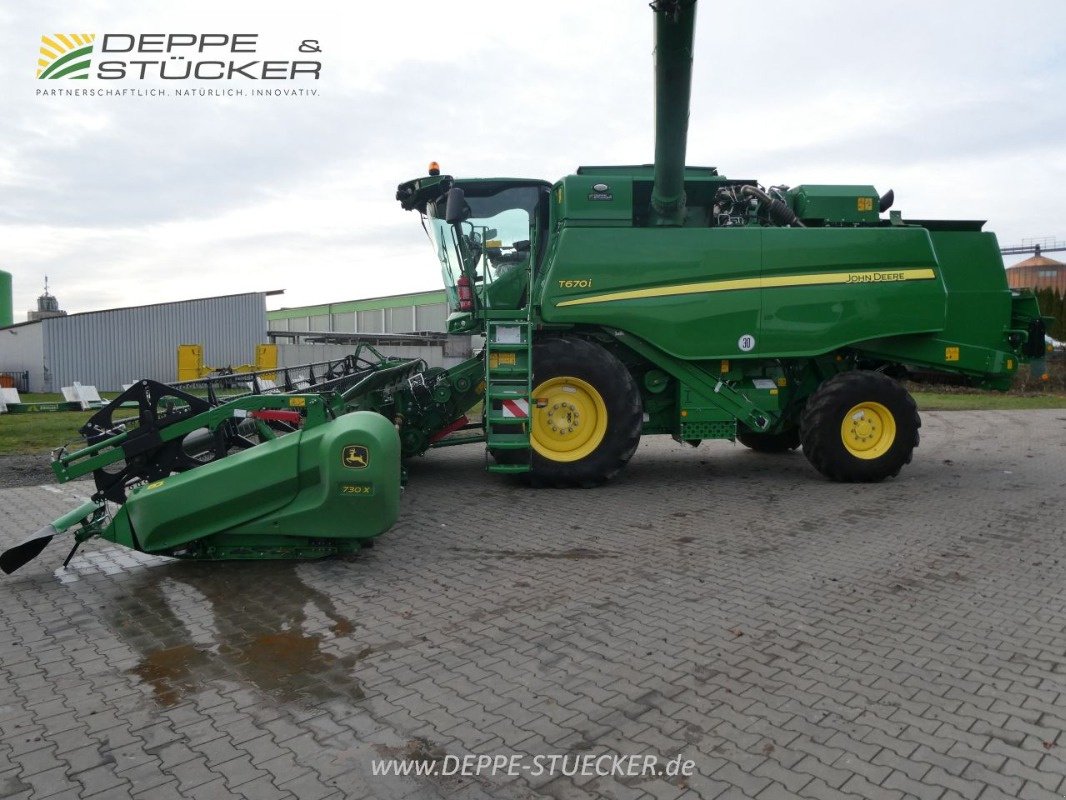 Mähdrescher a típus John Deere T670 mit 730X, Gebrauchtmaschine ekkor: Rosdorf (Kép 8)