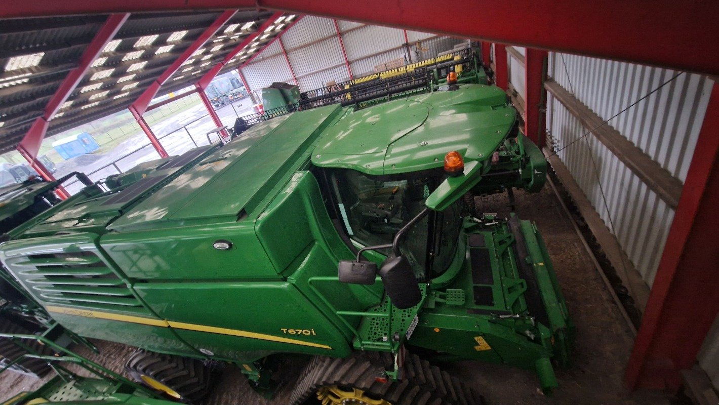 Mähdrescher of the type John Deere T670 Raupe mit 730FD, Gebrauchtmaschine in Kölleda (Picture 15)