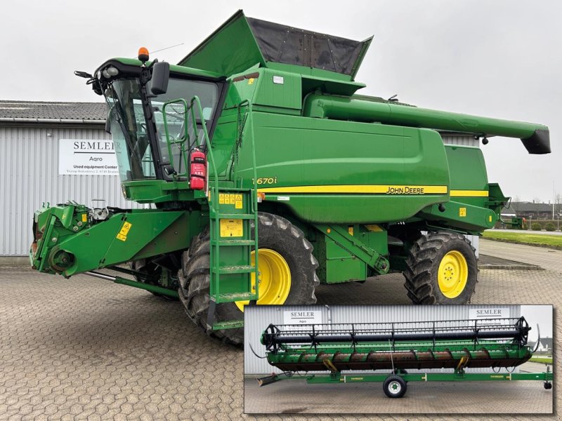 Mähdrescher Türe ait John Deere T670, Gebrauchtmaschine içinde Bramming (resim 1)