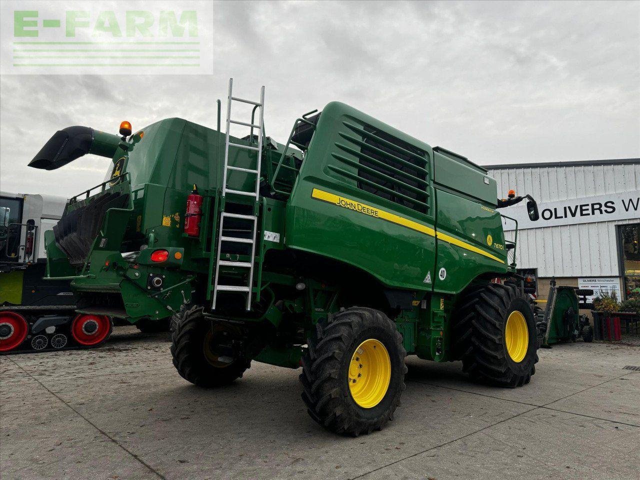 Mähdrescher типа John Deere T670I HILLMASTER, Gebrauchtmaschine в MICHELDEVER, WINCHESTER (Фотография 3)