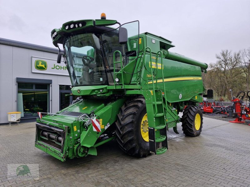 Mähdrescher del tipo John Deere T670i HM, Gebrauchtmaschine en Teichröda (Imagen 1)