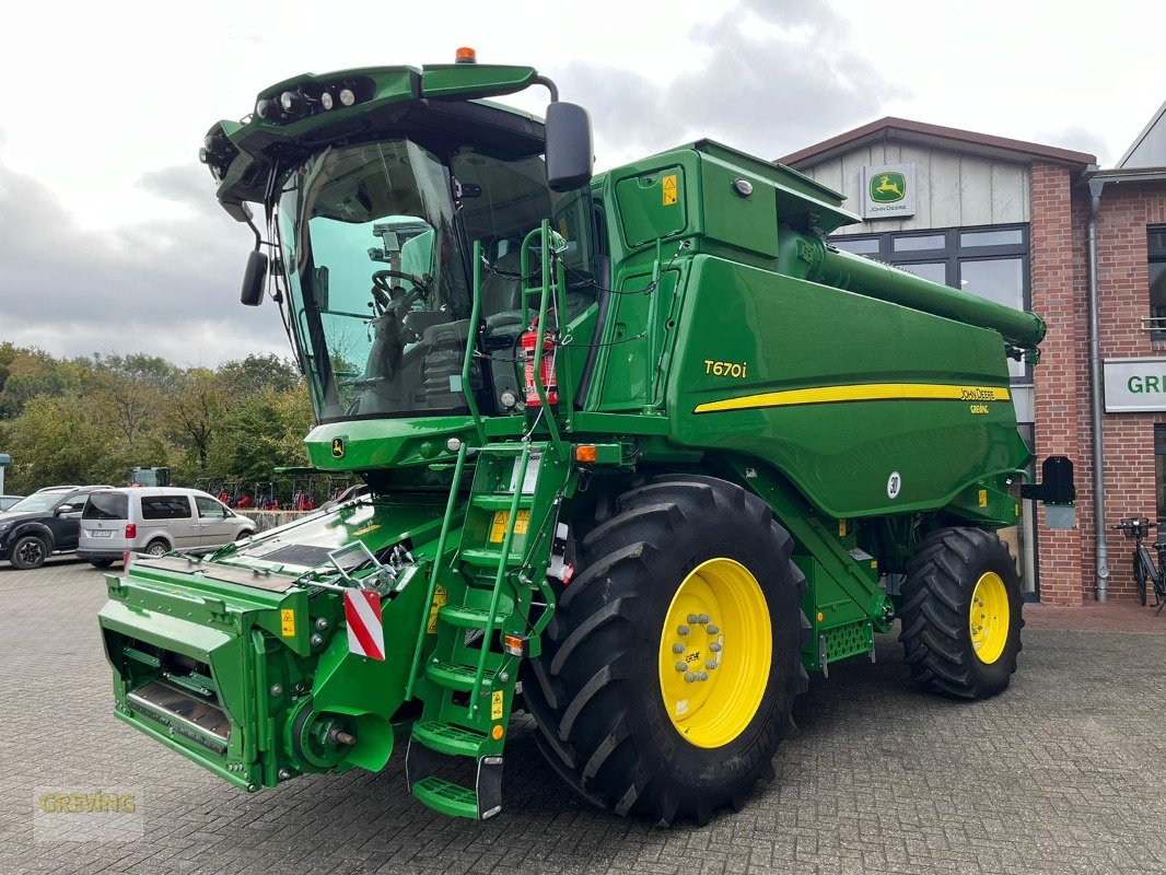 Mähdrescher van het type John Deere T670i ProDrive 30Km/h inkl. 730X Schneidwerk, Gebrauchtmaschine in Ahaus (Foto 7)