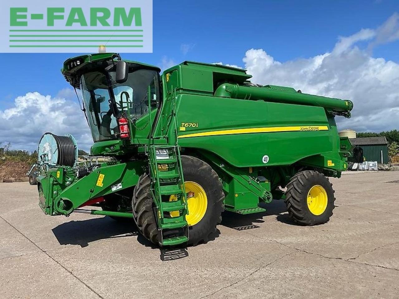 Mähdrescher del tipo John Deere t670i, Gebrauchtmaschine en SHREWSBURRY (Imagen 1)