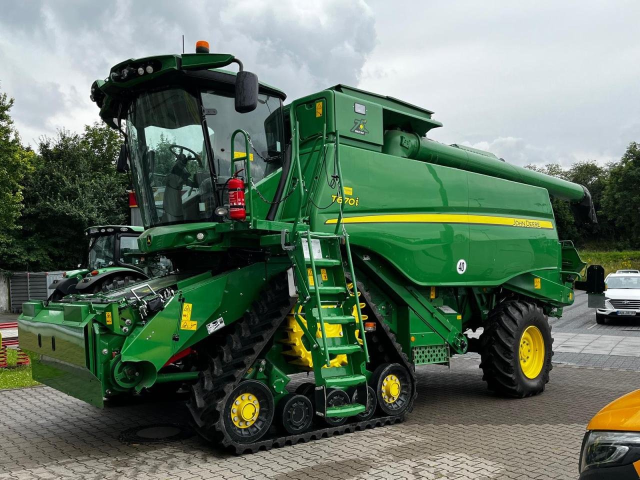 Mähdrescher del tipo John Deere T670i, Gebrauchtmaschine en Niederkirchen (Imagen 5)